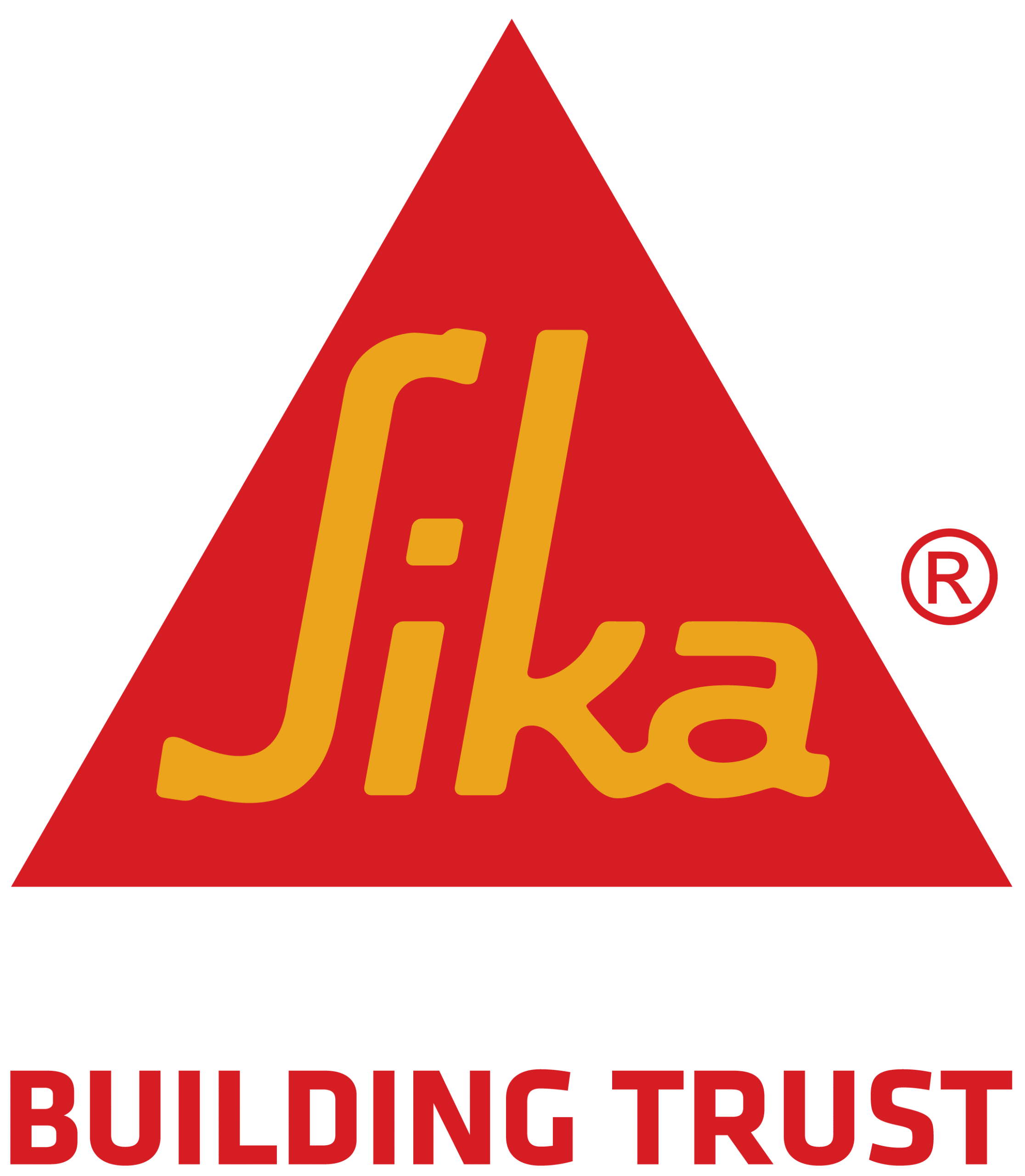 Sika logo with Building Trust tagline